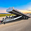 2026 Nordtek 26' Aluminum Deck-over Tilt TRI-AXLE 21,000lb GVWR
