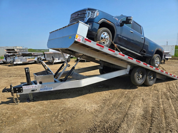 2026 Nordtek 24' Aluminum Deck-over Tilt 14,000lb GVWR
